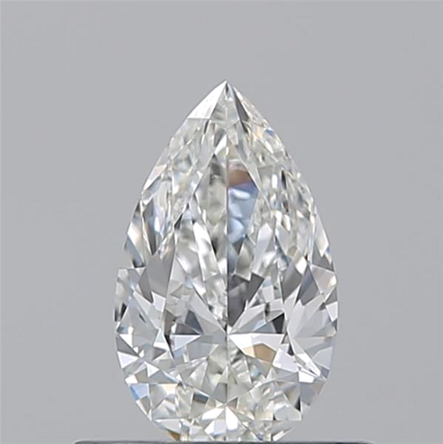 0.51 carat H-VVS2 Natūralus Pear Deimantas (1)