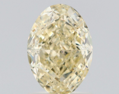 1.51 carat Fancy Light Yellow-VS2 Natūralus Oval Deimantas (1)