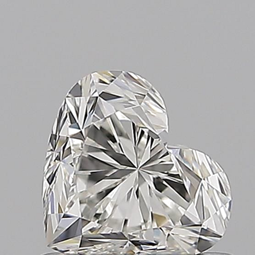 0.7 carat H-VVS1 Natūralus Heart Deimantas (1)