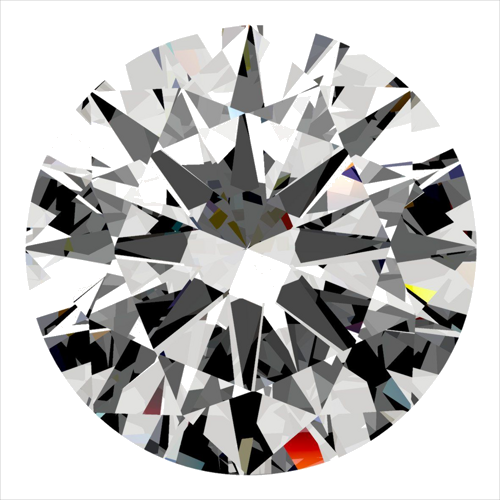 0.3 carat F-SI1 Very Good cut Natūralus Round Deimantas (1)