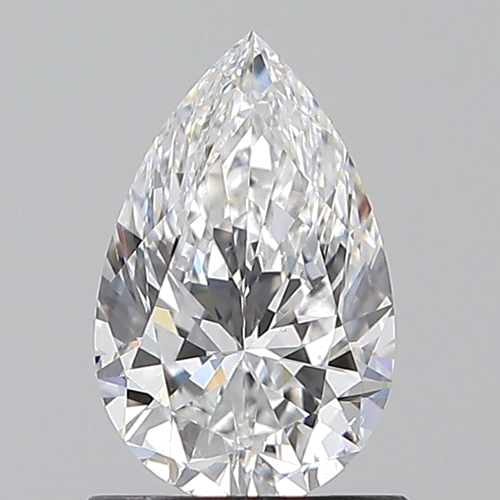 1.01 carat D-VS2 Natūralus Pear Deimantas (1)