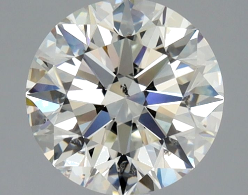 2.06 carat K-SI2 Excellent cut Natūralus Round Deimantas (1)
