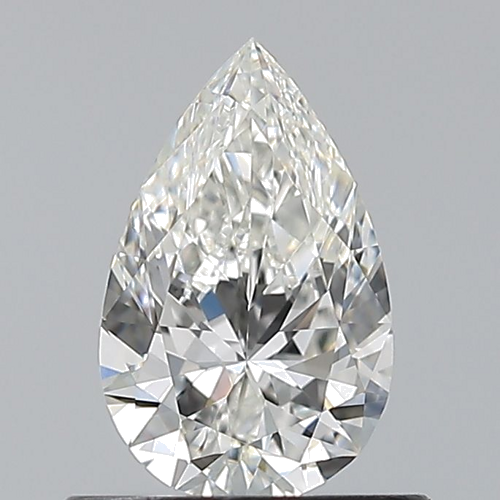 0.6 carat G-IF Natūralus Pear Deimantas (1)