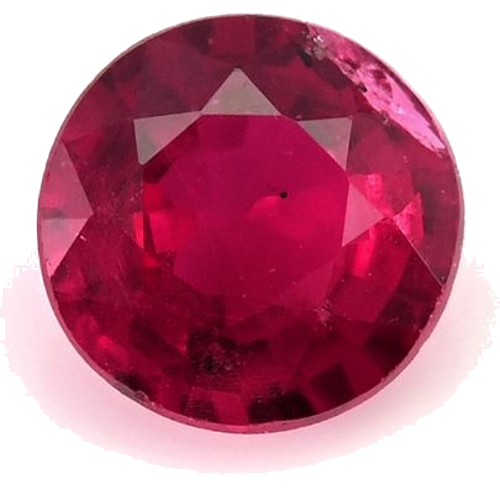0.37 carat RED Round Rubinas (1)