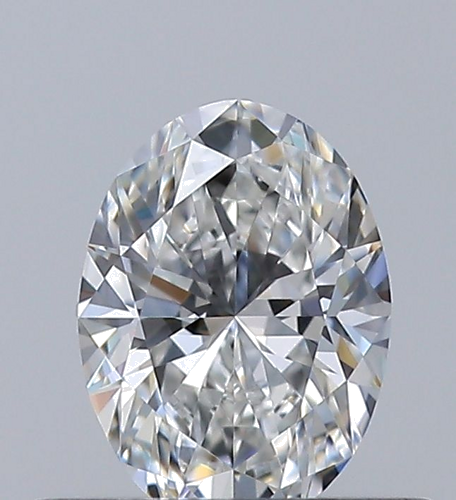 0.4 carat F-VVS1 Natūralus Oval Deimantas (1)