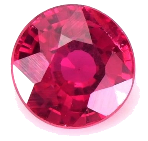 0.25 carat RED Round Rubinas (1)