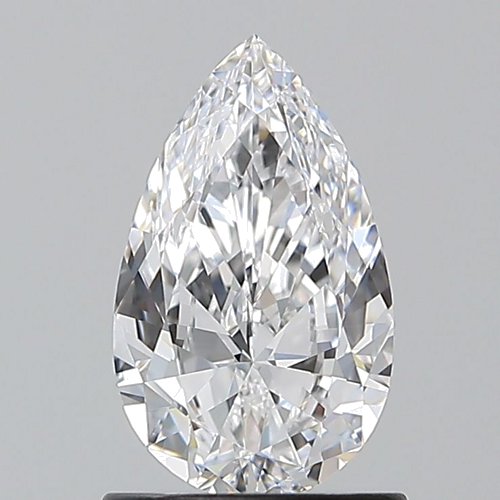 1.0 carat D-VS1 Natūralus Pear Deimantas (1)