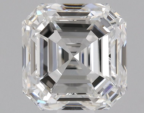 1.01 carat F-VVS2 Natūralus Asscher Deimantas (1)