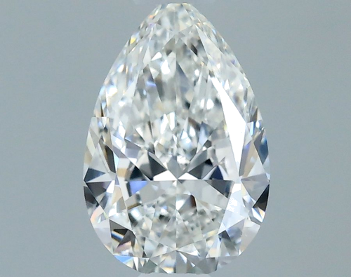 0.5 carat F-VS2 Natūralus Pear Deimantas (1)