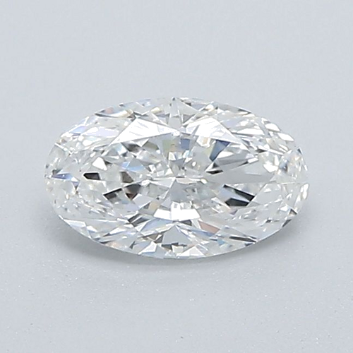 0.5 carat E-VS2 Natūralus Oval Deimantas (1)