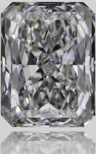 1.01 carat G-SI1 Natūralus Radiant Deimantas (1)
