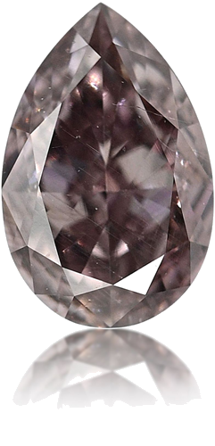 0.3 carat Fancy Brown-SI2 Natūralus Pear Deimantas (1)