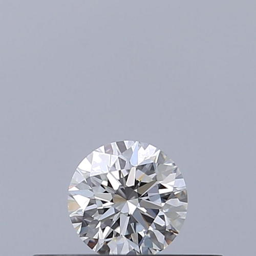 0.19 carat E-VVS2 Excellent cut Natūralus Round Deimantas (1)