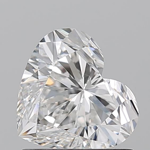 1.01 carat E-VS1 Natūralus Heart Deimantas (1)