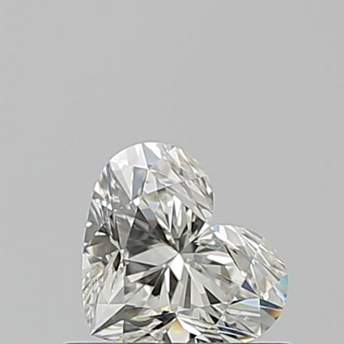 0.53 carat K-IF Natūralus Heart Deimantas (1)