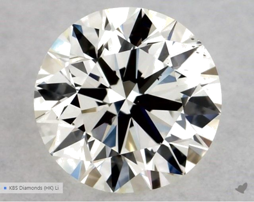 0.5 carat J-VS2 Excellent cut Natūralus Round Deimantas (1)