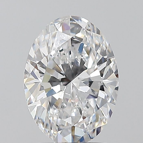 1.5 carat D-SI2 Natūralus Oval Deimantas (1)