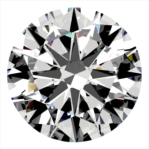 0.3 carat I-VVS1 GD cut Natūralus Round Deimantas (1)