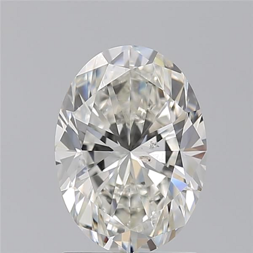 1.7 carat I-SI2 Natūralus Oval Deimantas (1)