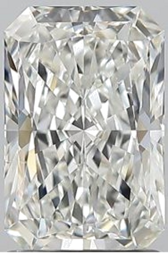 1.7 carat H-VS2 Natūralus Radiant Deimantas (1)