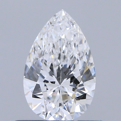 0.5 carat E-VS1 Natūralus Pear Deimantas (1)