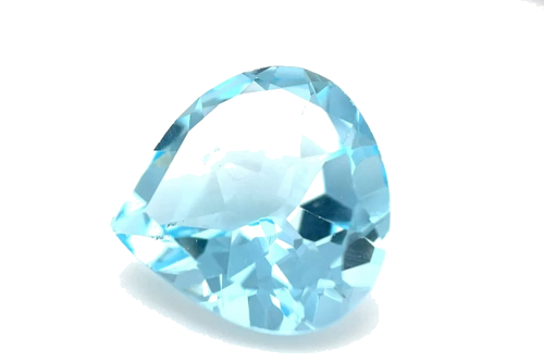 9.12 carat BLUE Pear Topaz (1)