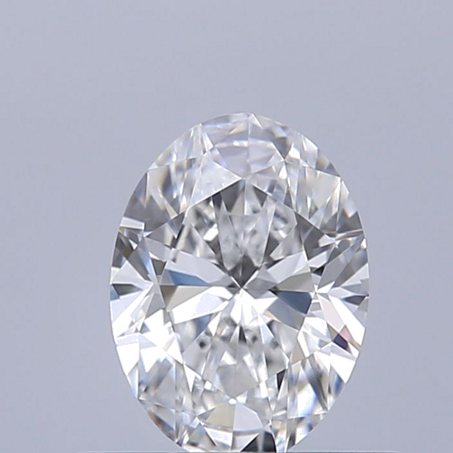 0.5 carat D-VVS2 Natūralus Oval Deimantas (1)