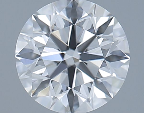 0.52 carat F-VVS1 Excellent cut Natūralus Round Deimantas (1)