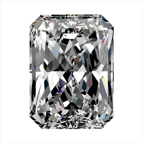 0.4 carat G-VS1 Natūralus Radiant Deimantas (1)