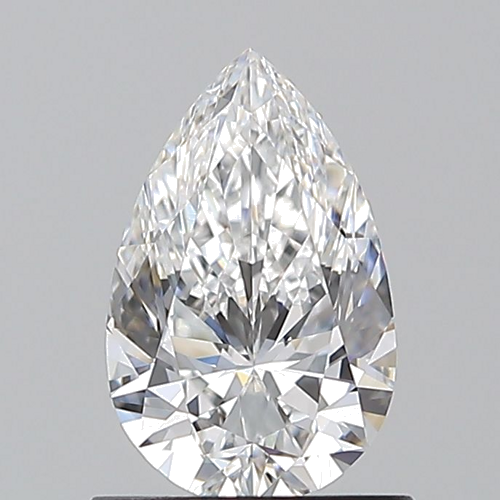 0.9 carat D-VS1 Natūralus Pear Deimantas (1)