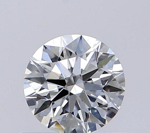 0.5 carat F-IF Excellent cut Natūralus Round Deimantas (1)