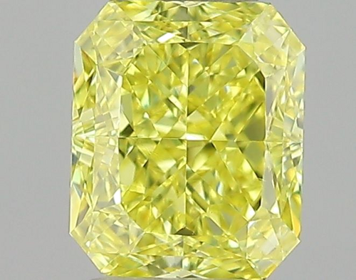 0.55 carat Yellow-VS2 Natūralus Radiant Deimantas (1)