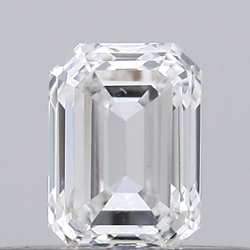 0.24 carat F-SI1 Natūralus Emerald Deimantas (1)