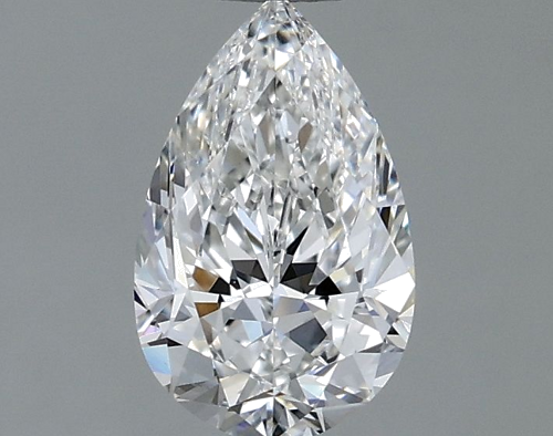 1.0 carat F-VS1 Natūralus Pear Deimantas (1)