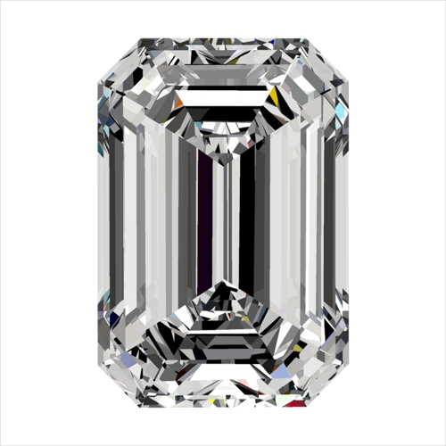 0.3 carat E-VVS2 Natūralus Emerald Deimantas (1)