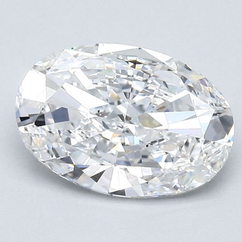 2.0 carat E-VS2 Natūralus Oval Deimantas (1)