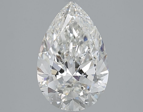 2.51 carat H-SI1 Natūralus Pear Deimantas (1)