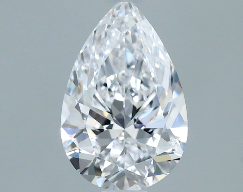 0.7 carat D-SI1 Natūralus Pear Deimantas (1)