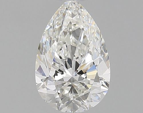 0.66 carat G-VVS2 Natūralus Pear Deimantas (1)