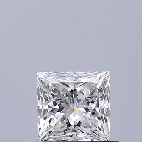 0.54 carat D-VVS2 Natūralus Princess Deimantas (1)