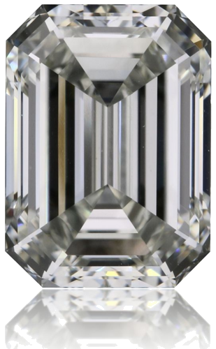 0.9 carat I-VVS2 Natūralus Emerald Deimantas (1)
