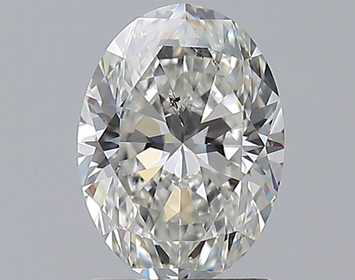1.52 carat H-SI2 Natūralus Oval Deimantas (1)