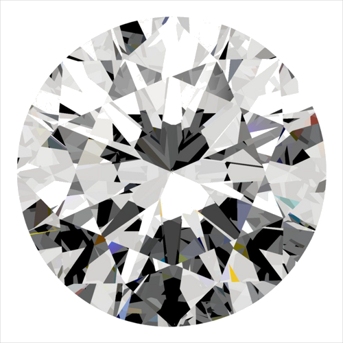 0.3 carat F-VVS2 Very Good cut Natūralus Round Deimantas (1)
