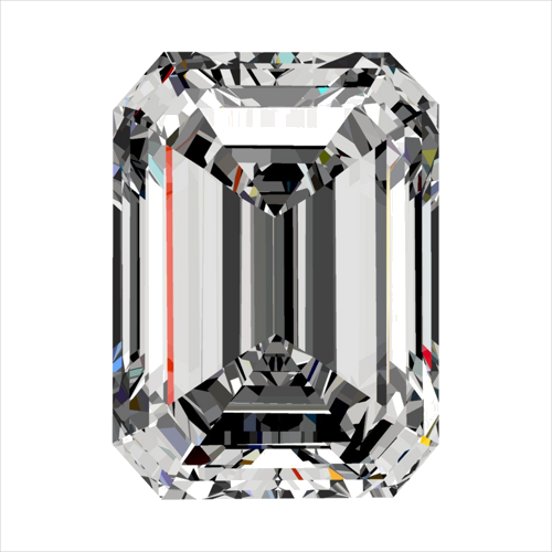 0.46 carat H-VVS1 Natūralus Emerald Deimantas (1)