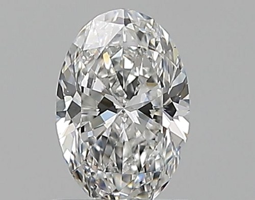 0.59 carat F-VVS2 Natūralus Oval Deimantas (1)