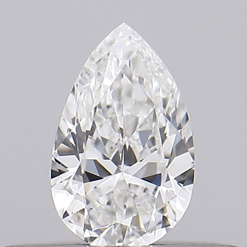 0.21 carat F-VVS1 Natūralus Pear Deimantas (1)