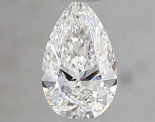 0.35 carat F-VVS1 Natūralus Pear Deimantas (1)