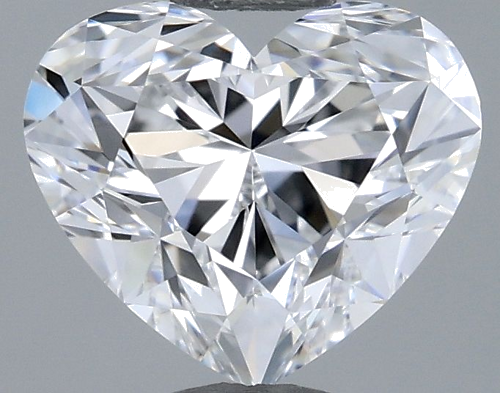 1.0 carat D-VVS2 Natūralus Heart Deimantas (1)