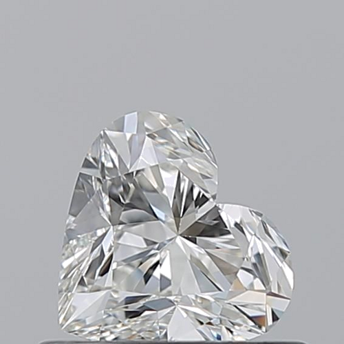 0.51 carat I-VVS1 Natūralus Heart Deimantas (1)