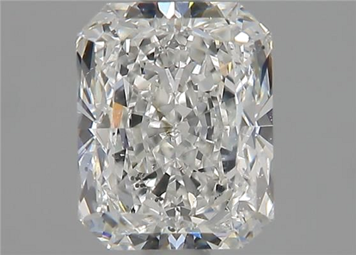 1.52 carat G-SI2 Natūralus Radiant Deimantas (1)